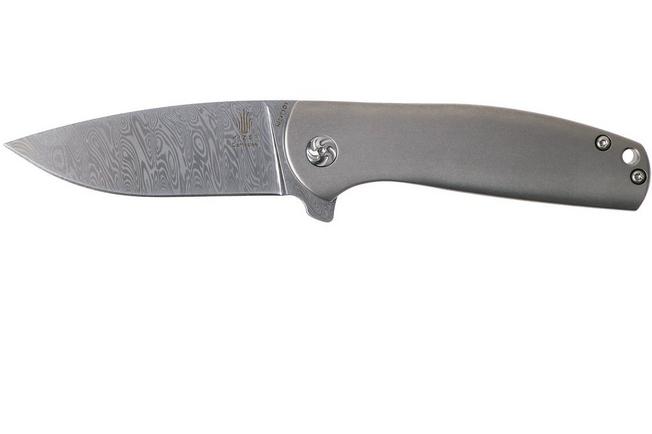 Image for Kizer Gemini Odin Heim Damasteel Ki2471D1 Limited Edition pocket knife, Ray Laconico design