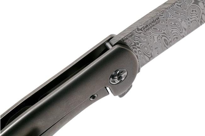 Image for Kizer Gemini Odin Heim Damasteel Ki2471D1 Limited Edition pocket knife, Ray Laconico design