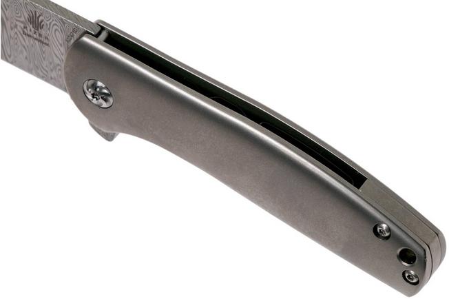 Image for Kizer Gemini Odin Heim Damasteel Ki2471D1 Limited Edition pocket knife, Ray Laconico design