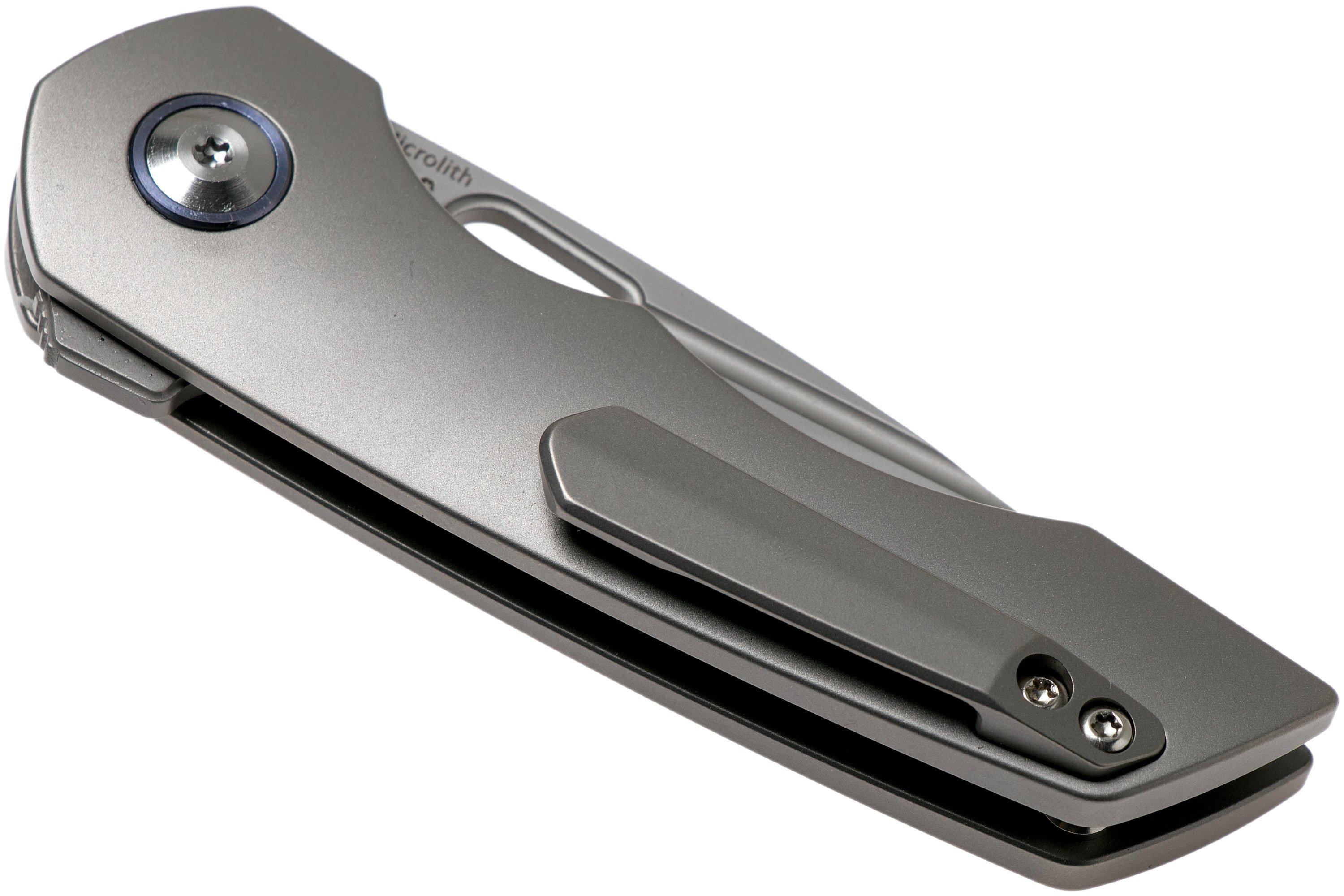 Kizer Microlith Ki2533A1 Titanium pocket knife, Nick Swan design 