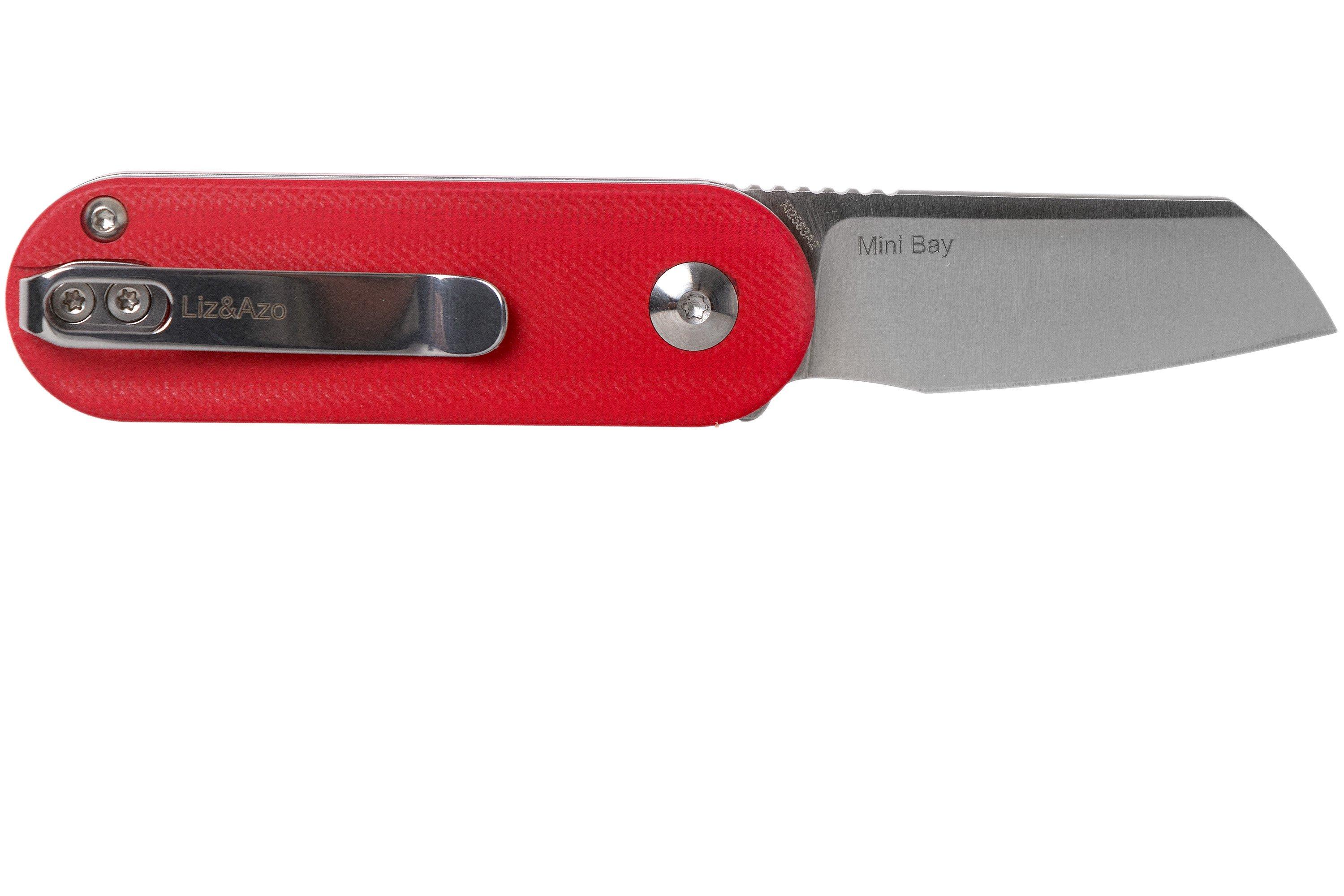 Kizer Mini Bay, G10, S35VN, KI2583A2 zakmes, Liz en Azo design