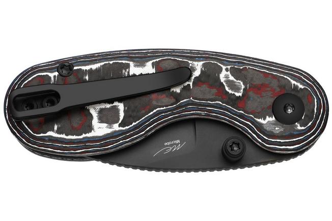 Bild für Kizer Microbe Ki2742A2 Matt DLC Ultra M390, Nebula Fat Carbon, Taschenmesser, Maksim Epifantsev Design