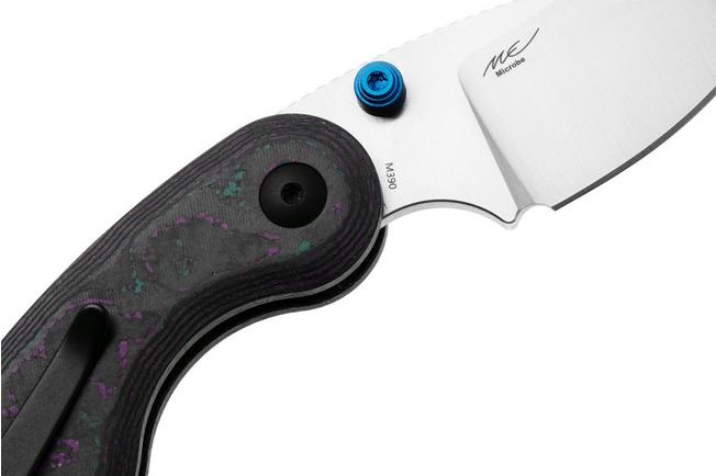 Afbeelding voor Kizer Microbe KI2742A4 Satin M390, Jazzy CamoCarbon, zakmes, Maksim Epifantsev design