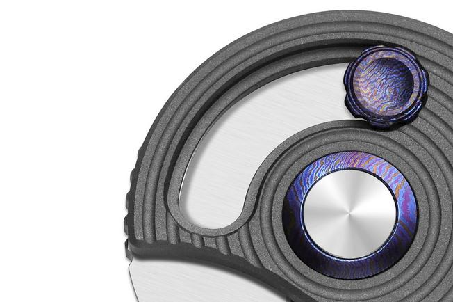 Image for Kizer Snail-Trail Ki2757A1 Satin M390, Gray Aluminium, pocket knife, Caleb Waldman design