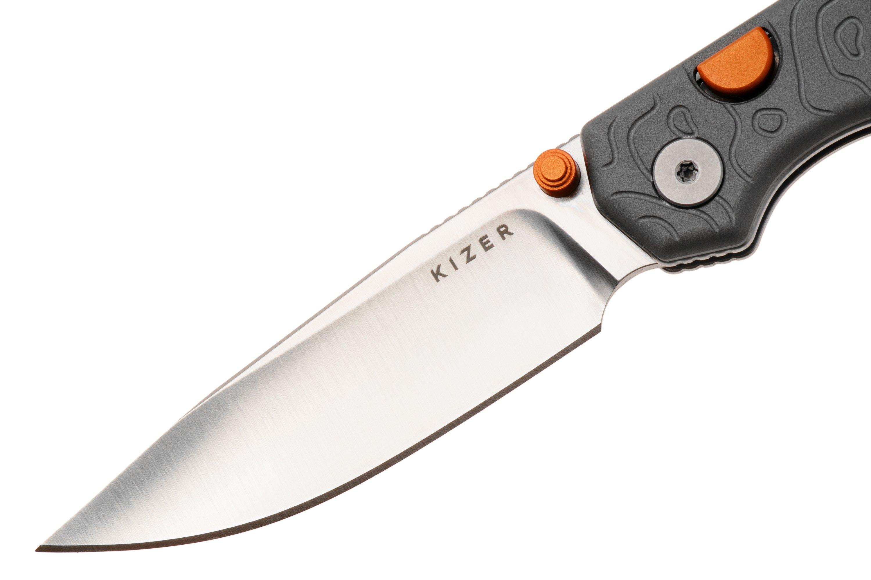 Kizer Begleiter 2.9 KI3458.2BDA1 Satin S35VN, Textured Aluminum