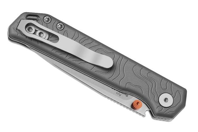 Bild für Kizer Begleiter 2.9 KI3458.2BDA1 Satin S35VN, Textured Aluminum, Taschenmesser, Azo Design