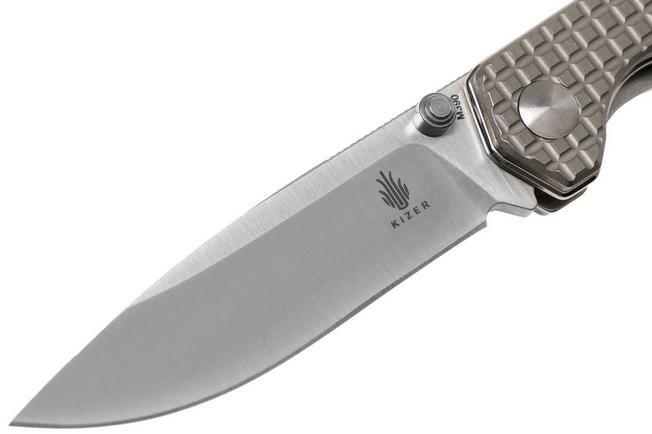 Kizer Begleiter Mini Droppoint KI3458RA2, M390, titanium, pocket 