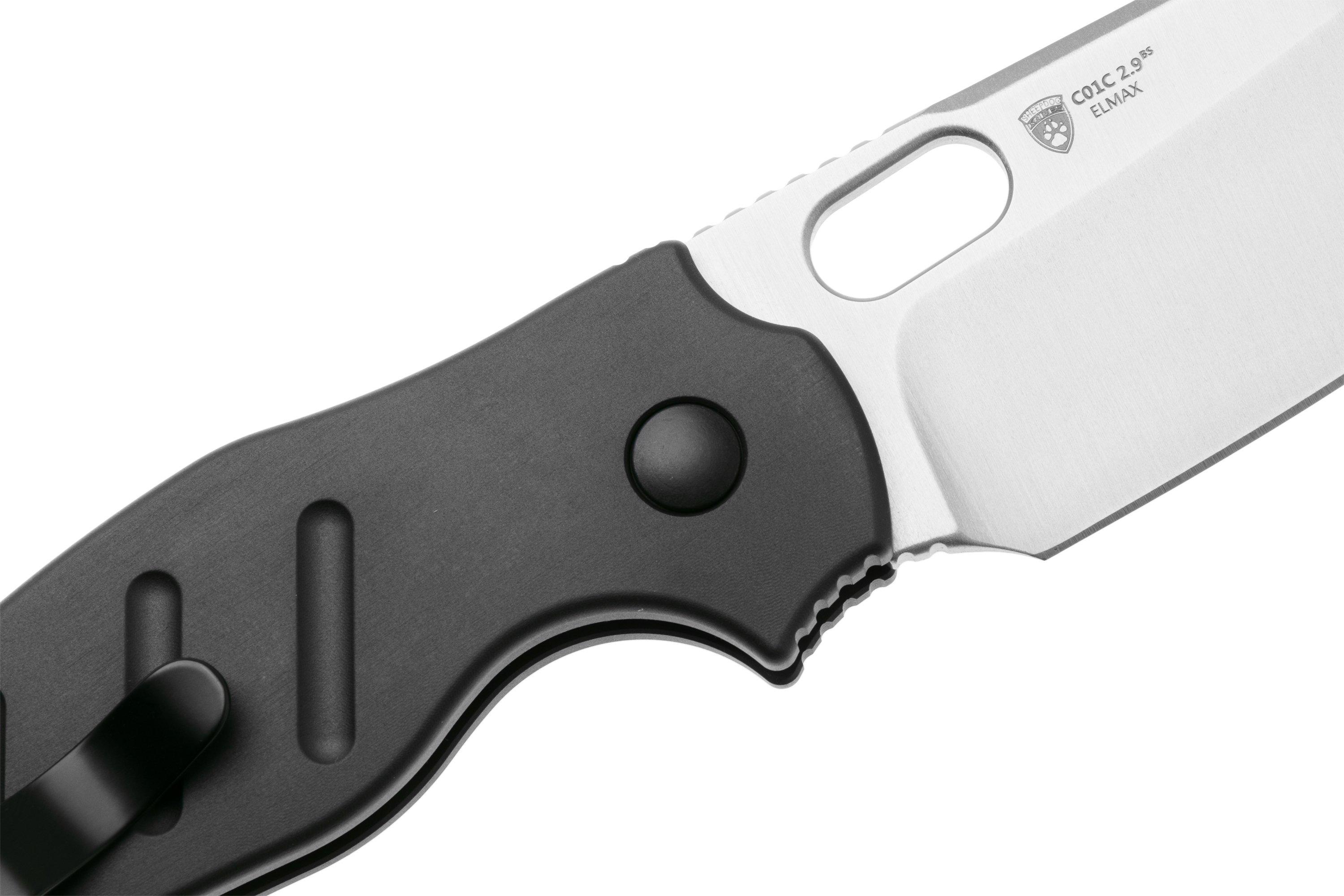 Kizer C01C 2.9 BS Sheepdog Ki3488.29BSA1 Satin Elmax, Gunmetal