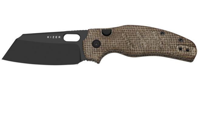 Imagen para Kizer C01C 2.9 BS Sheepdog Ki3488.29BSA2 Matt DLC Ultra Elmax, Norplex UltreX Micarta, navaja
