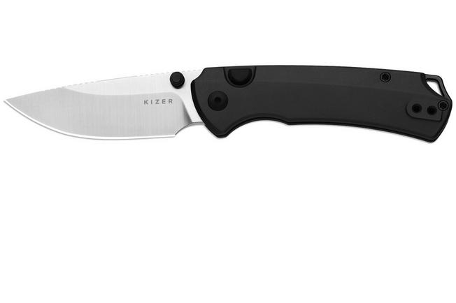 Image for Kizer Task 1 BD KI3490.2BDA1 Satin Elmax, Gray Aluminium, pocket knife, Uli Hennicke Elmax design
