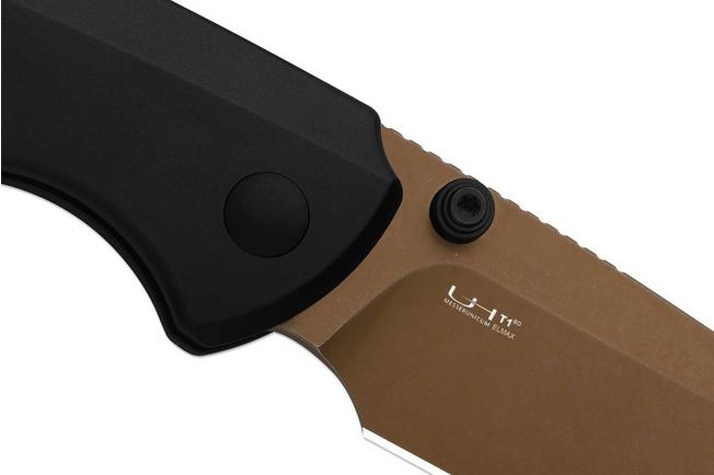 Image for Kizer Task 1 BD KI3490.2BDA2 T1 BD Sunset PVD Elmax, Black Aluminium, pocket knife, Uli Hennicke design