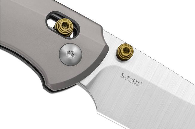 Image for Kizer Task 1 CD Ki3490.2CDA1 Satin M390, Titanium, pocket knife, Uli Hennicke design