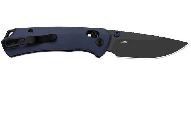 Image for Kizer Task 1 CD KI3490.2CDA2 Black Matte DLC M390, Blue Aluminium, pocket knife, Uli Hennicke design