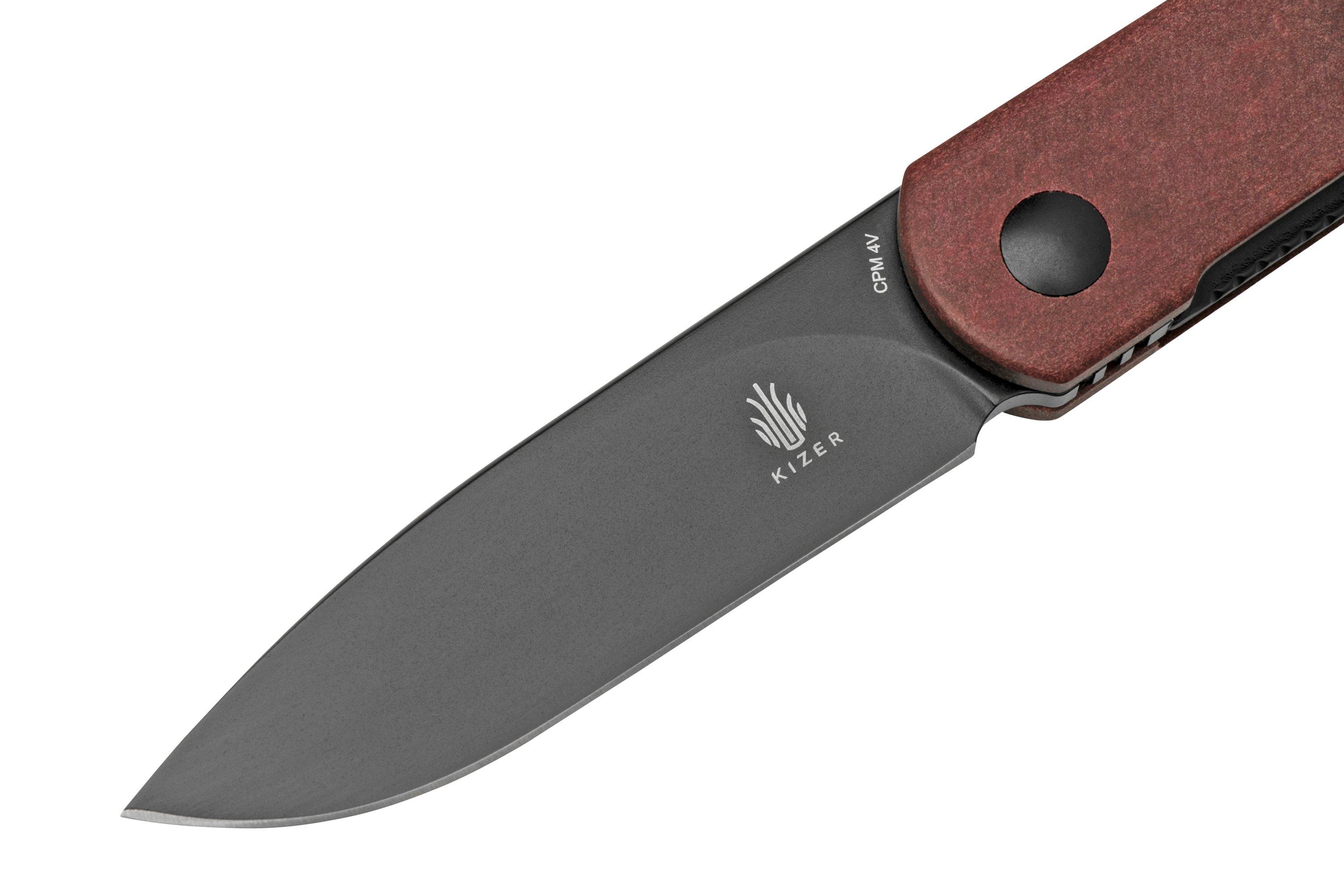 Kizer Feist Ki3499R3, CPM4V pocket knife, Justin Lundquist design