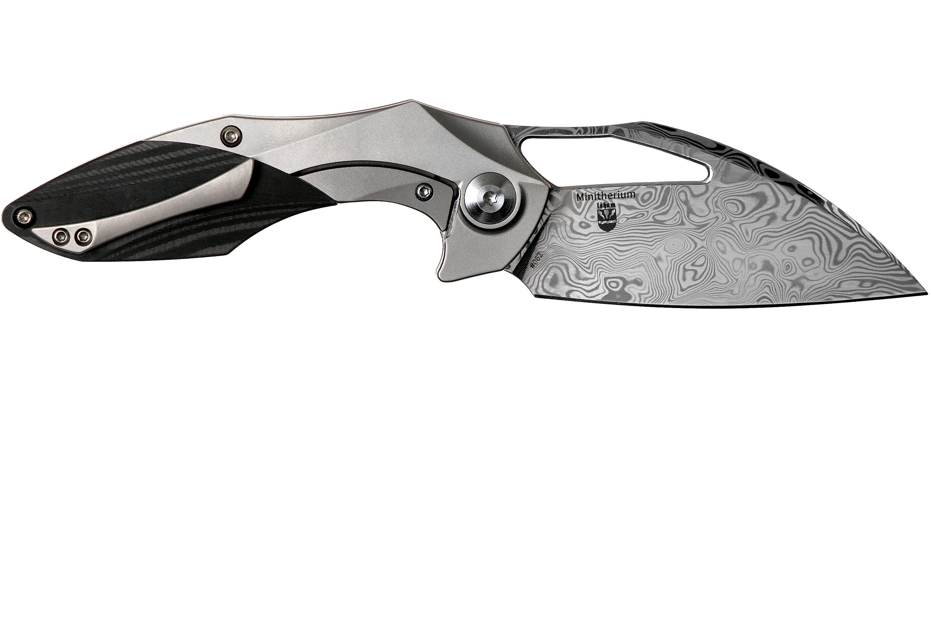 Kizer Minitherium Vinland Damasteel Ki3502D2 pocket knife, Elijah Isham ...