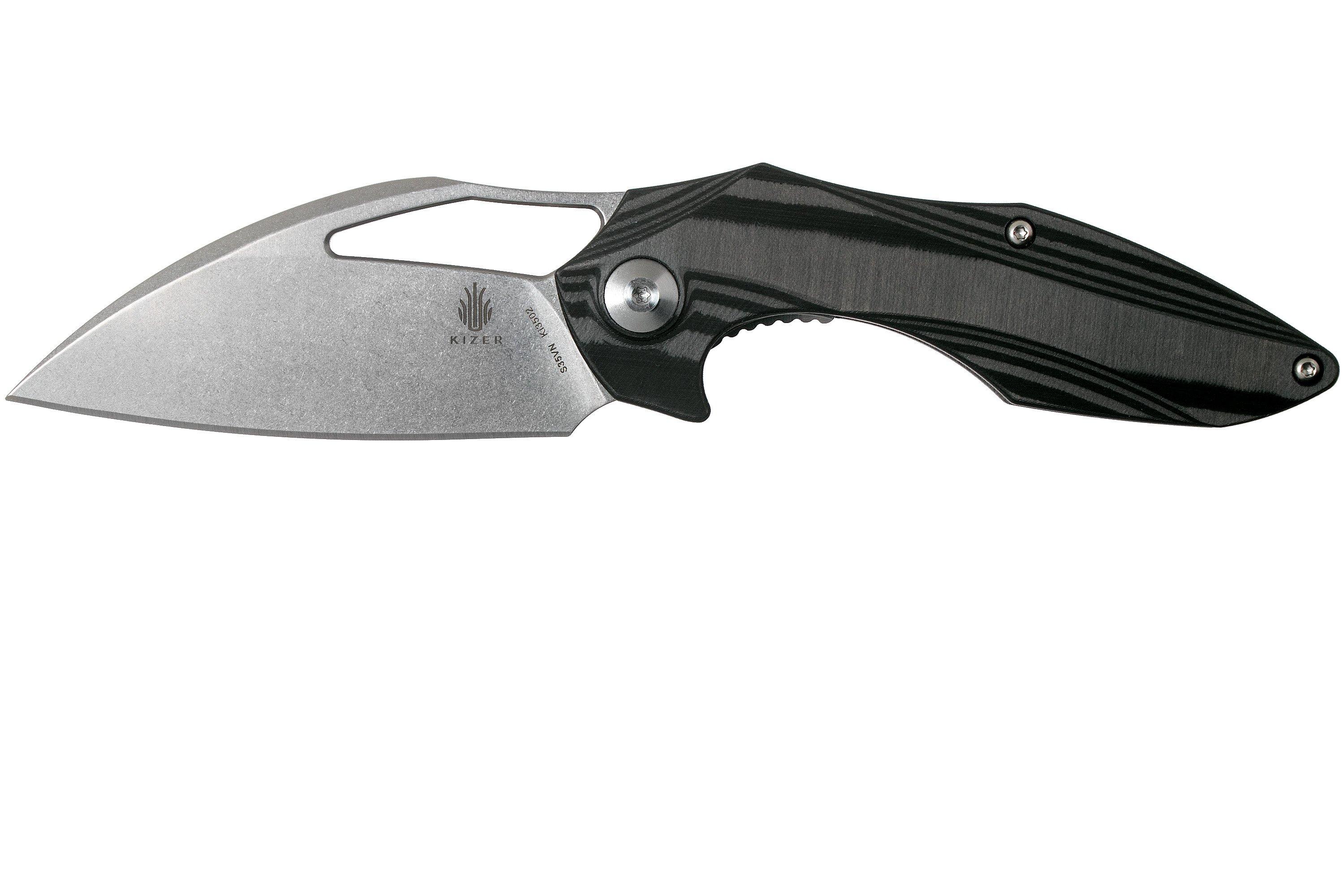 ELM&IRON KIMBER/キンバーレザーチェア イージー USA輸入品 a Kizer Minitherium KI3502 pocket knife, Elijah Isham design