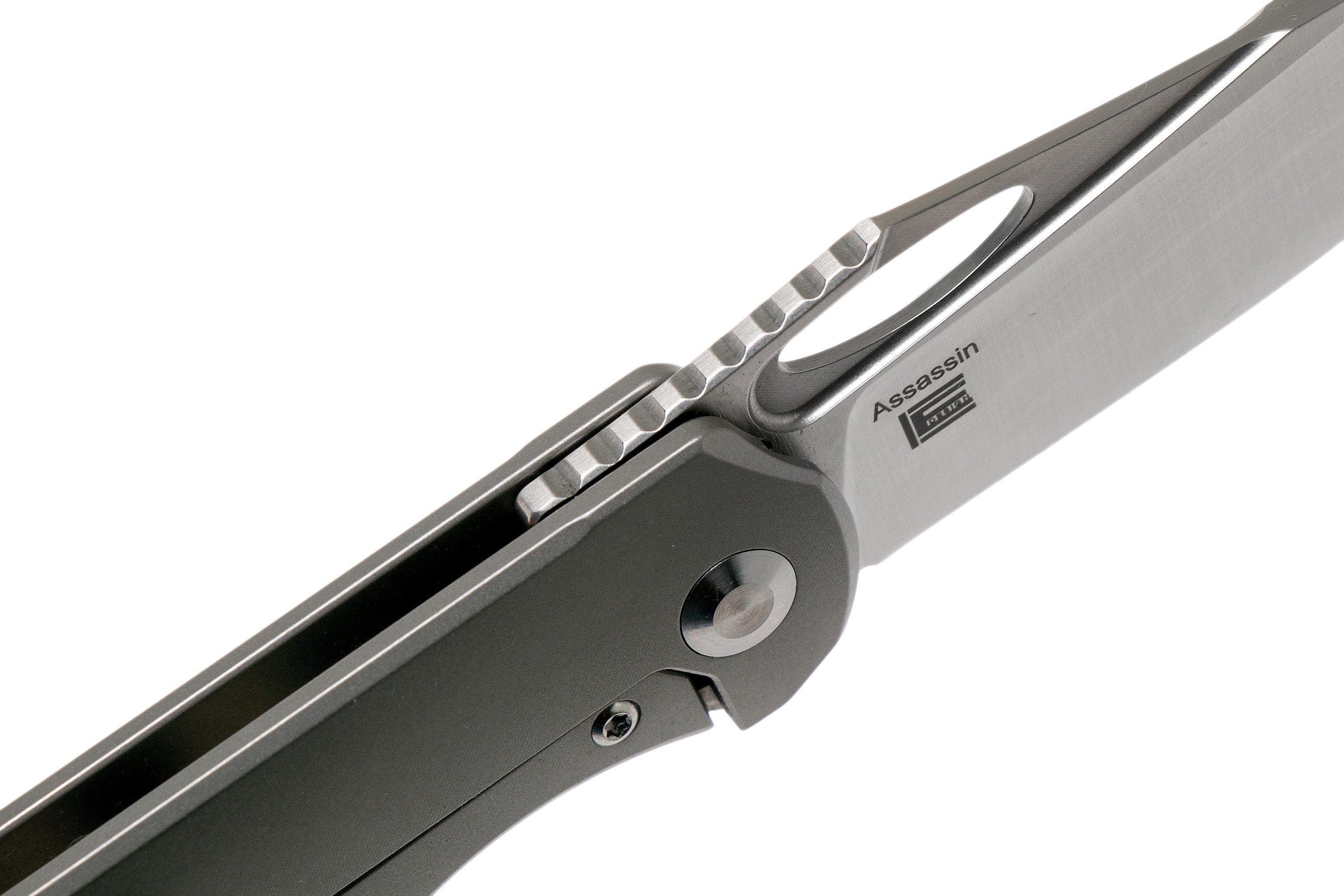 Kizer Assassin 3549A2 Front flipper pocket knife, Carlos Elstner design Advantageously