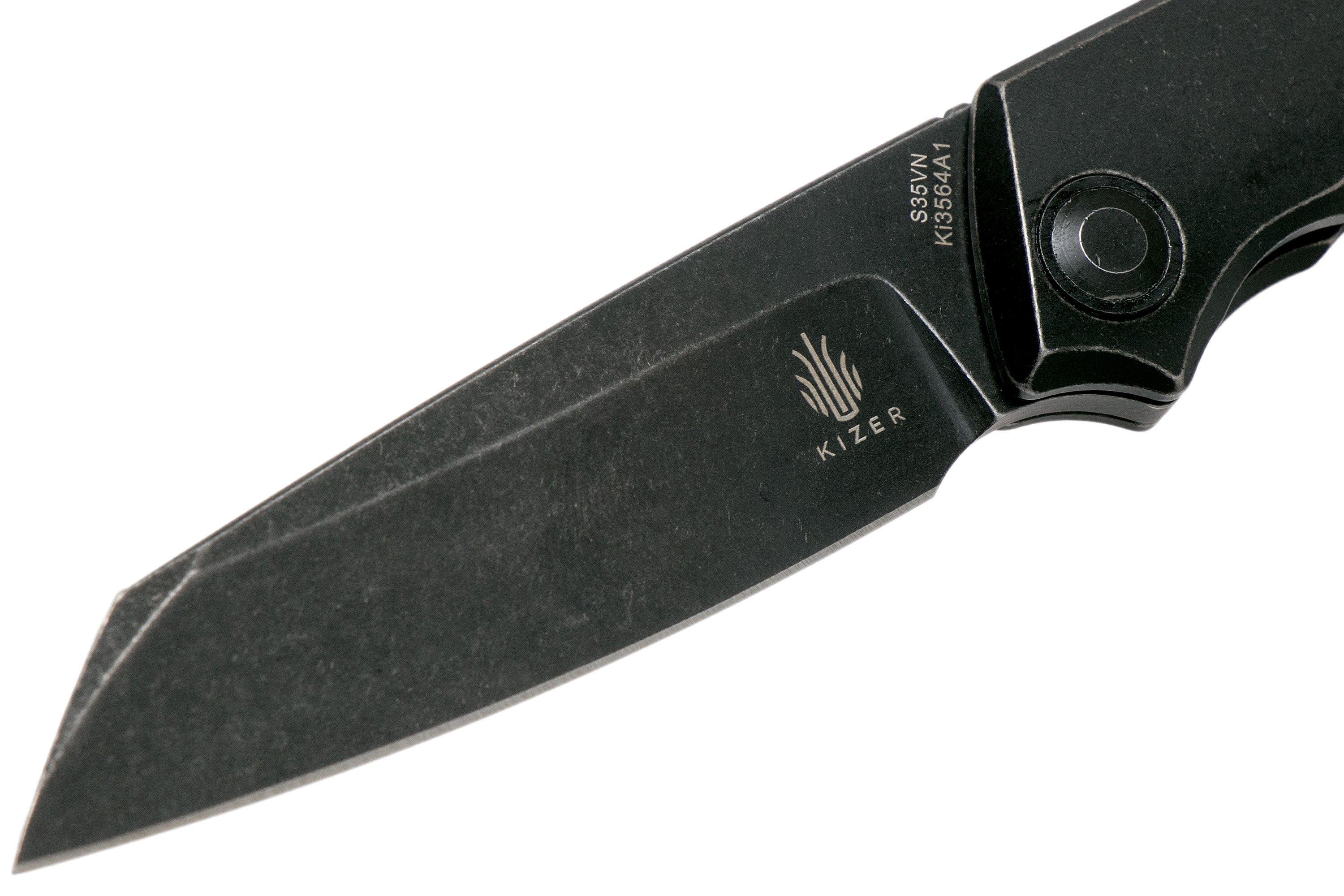 Kizer M_STEALTH KI3564A1 Black Titanium pocket knife, Joel