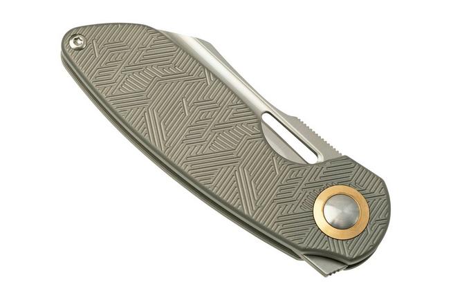 Kizer October, Ki3569A1, Titanium, 20CV pocket knife, Dmitry 