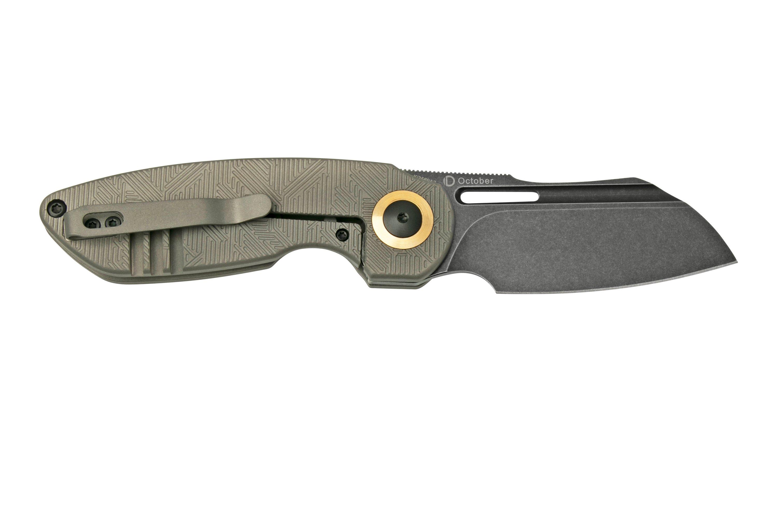 Kizer October, Ki3569A2, Titanium, 20CV pocket knife, Dmitry Osarenko ...