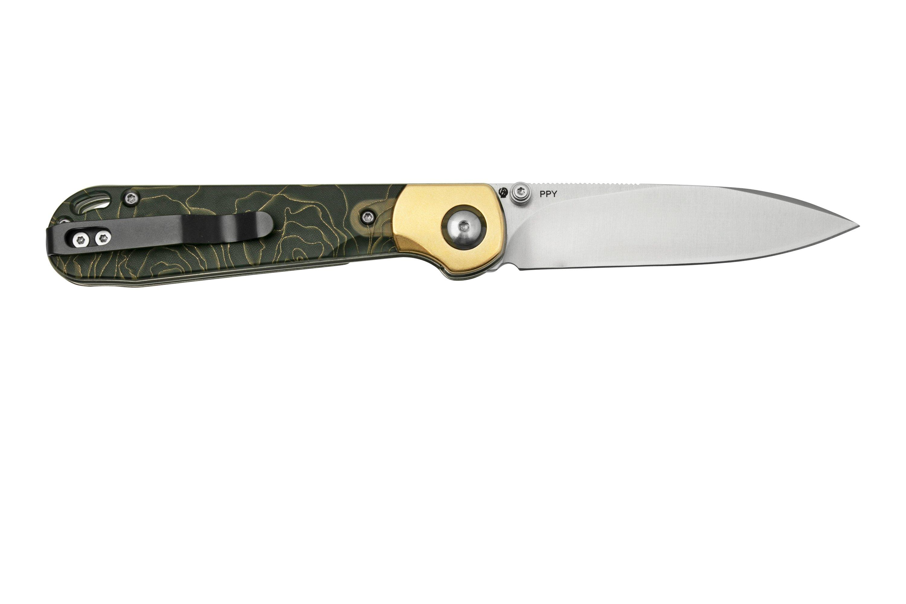 Kizer PPY, KI3587A1, Raffir Noble, S35VN pocket knife, Anso design Advantageously shopping at