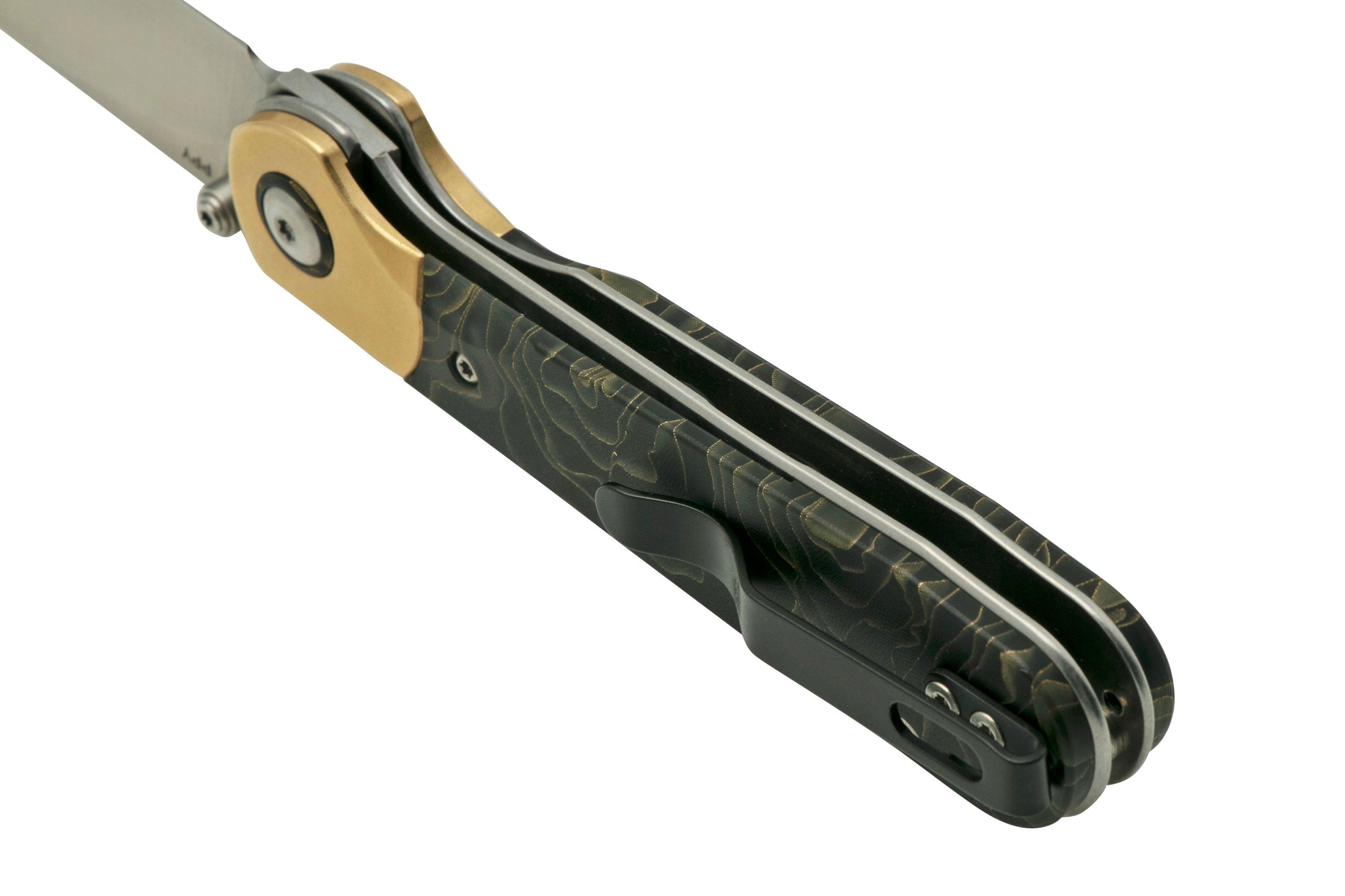 Kizer PPY, KI3587A1, Raffir Noble, S35VN pocket knife, Anso design ...