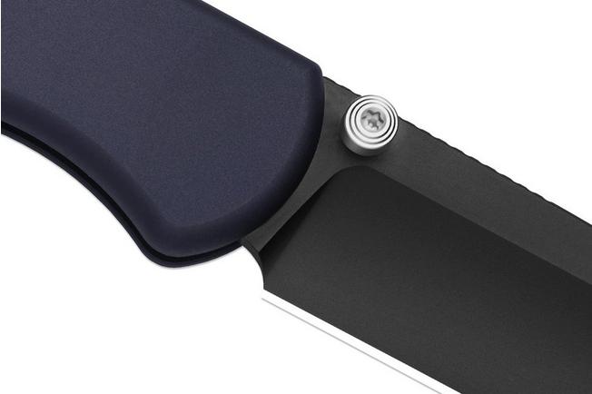 Obraz dla Nóż składany Kizer Drop Bear Zero Ki3619BDA2 Matte DLC Ultra M390, Dark Blue Aluminium, projekt Azo