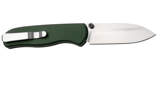 Image pour Kizer Drop Bear Zero KI3619BDE1 Satin M390, British Racing Green Aluminum, Knivesandtools Exclusive, couteau de poche, Azo design