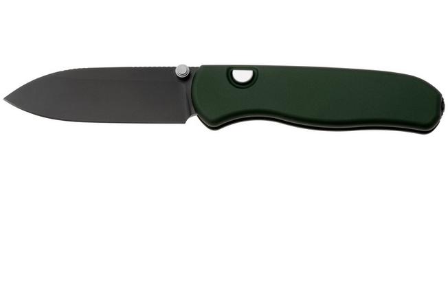 Image pour Kizer Drop Bear Zero KI3619BDE2 Matte DLC Elmax, British Racing Green Aluminum, Knivesandtools Exclusive, couteau de poche, Azo design