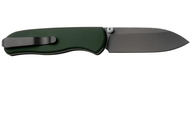 Image pour Kizer Drop Bear Zero KI3619BDE2 Matte DLC Elmax, British Racing Green Aluminum, Knivesandtools Exclusive, couteau de poche, Azo design