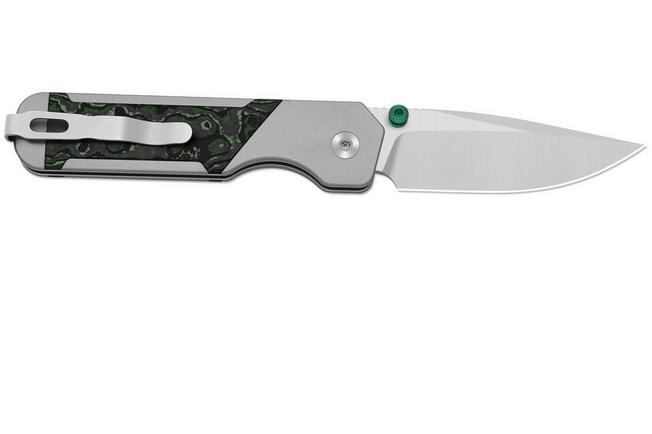 Obraz dla Nóż składany Kizer Militaw 315, Ki3634.31BDA2, Satin Böhler M390, Gray Aluminum/FatCarbon Jungle Wear, projekt Jonathan Styles