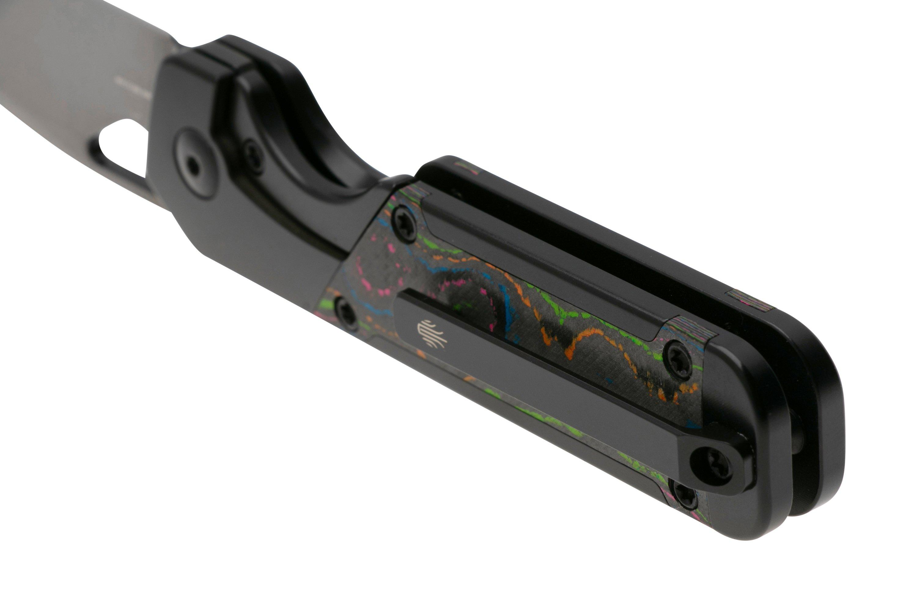 Kizer Mini Militaw Ki3634SA1 Frame Lock, Black M390, Black Titanium, 80's Camo Carbon Inlay, pocket knife, Jonathan Styles design | Advantageously shopping at Knivesandtools.com Kizer Mini Militaw Ki3634SA1 Frame Lock, Black M390, Black Titanium, 80's Camo Carbon Inlay, pocket knife, Jonathan Styles design | Advantageously shopping at Knivesandtools.com