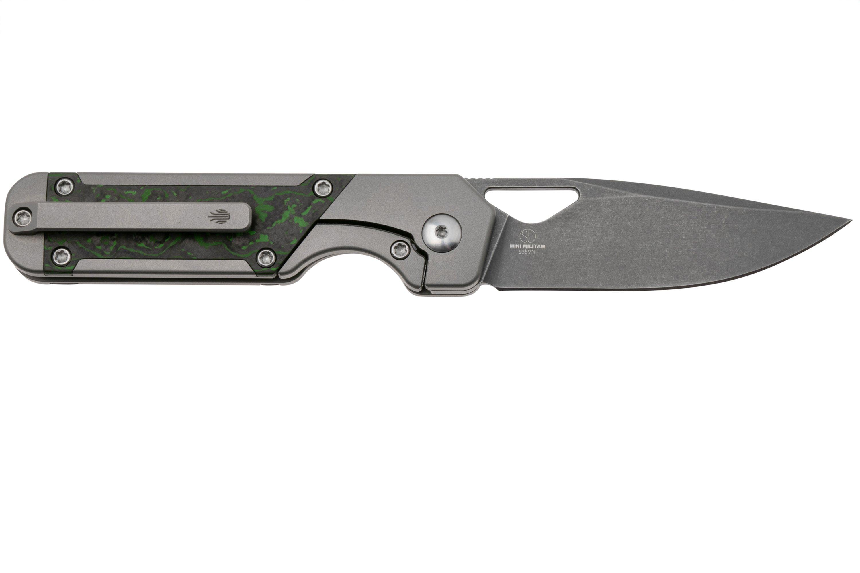 Kizer Mini Militaw, Ki3634SA2 Frame Lock, Blackwashed S45VN, Grey Titanium, Jungle Wear Fat Carbon Inlay, pocket knife, Jonathan Styles design | Advantageously shopping at Knivesandtools.com Kizer Mini Militaw, Ki3634SA2 Frame Lock, Blackwashed S45VN, Grey Titanium, Jungle Wear Fat Carbon Inlay, pocket knife, Jonathan Styles design | Advantageously shopping at Knivesandtools.com