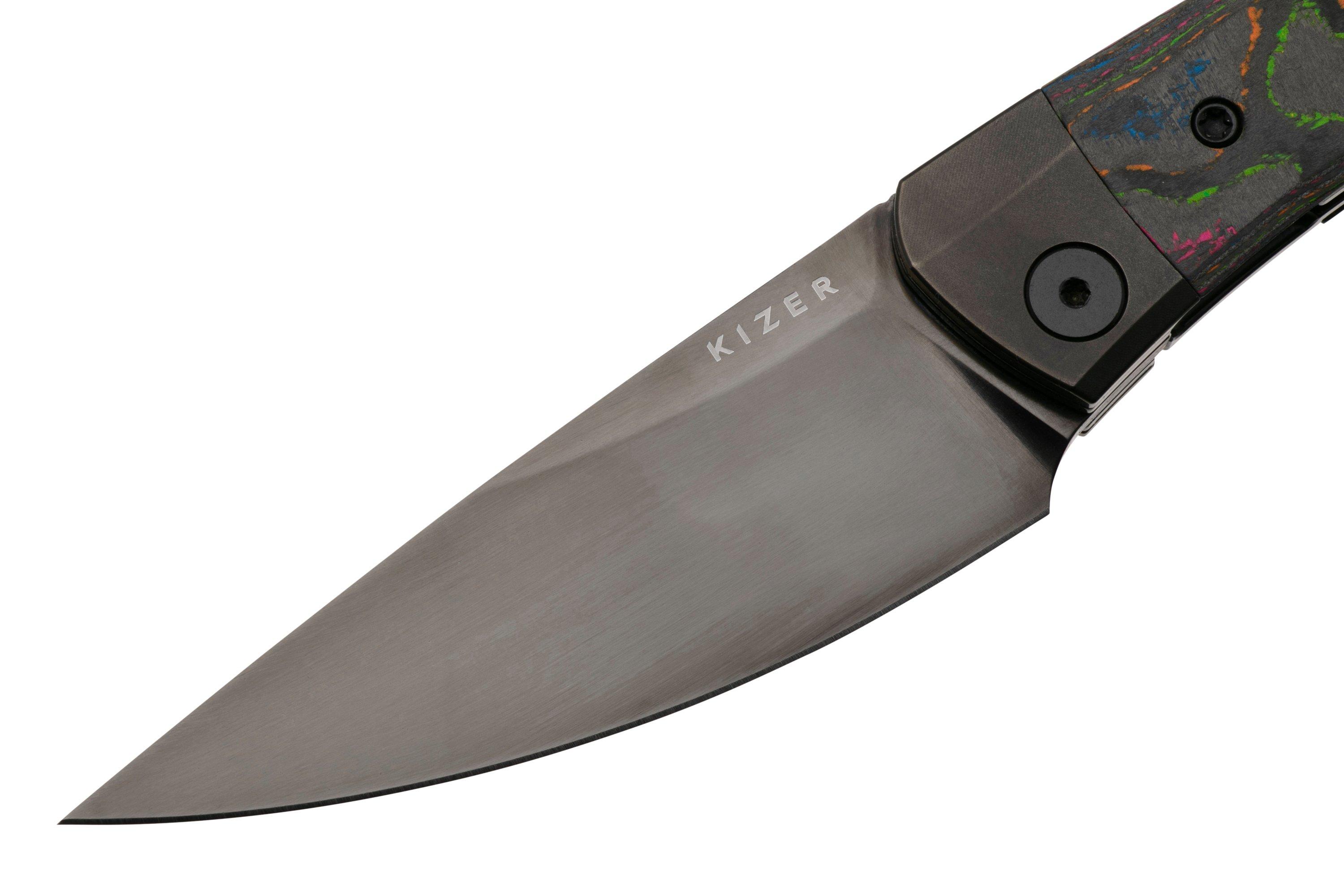 Kizer Mini Momo KI3663A2 Black CPM S35VN, Titanium Camo Carbon 80's, pocket knife, Vladimir Legachev design | Advantageously shopping at Knivesandtools.com Kizer Mini Momo KI3663A2 Black CPM S35VN, Titanium Camo Carbon 80's, pocket knife, Vladimir Legachev design | Advantageously shopping at Knivesandtools.com