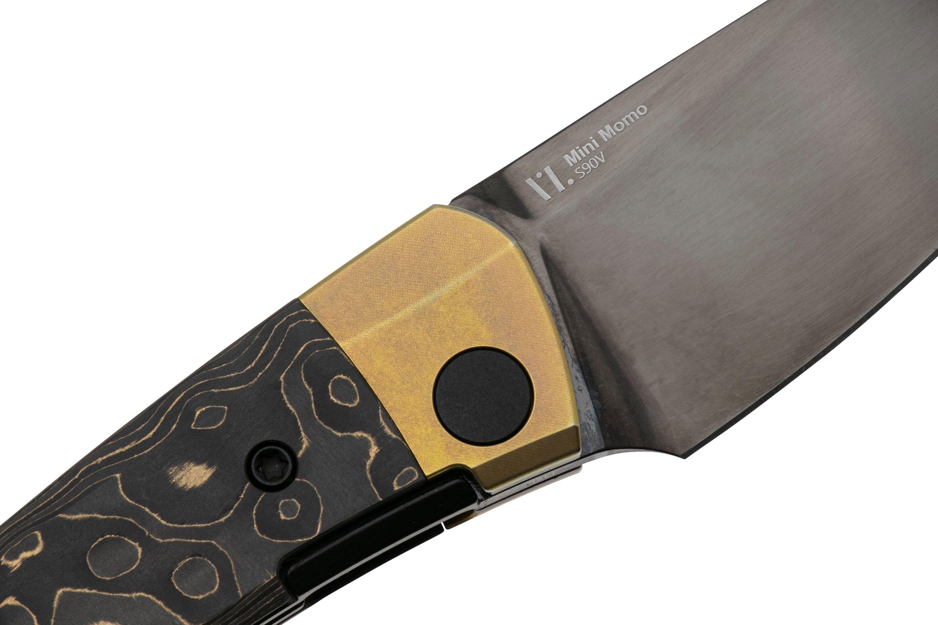 早割クーポン！ Black KI3663A3 Momo Mini Kizer CPM Carbon Fat Titanium S90V, 小物
