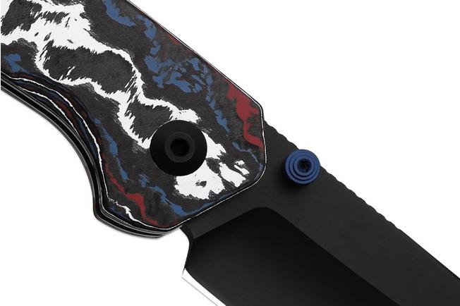 Image pour Kizer Madrac KI3693A1 Matte DLC S45VN, Fat Carbon Nebula, couteau de poche