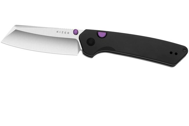 Image pour Kizer Madrac KI3693A2 Satin S45VN, Black Aluminum, couteau de poche