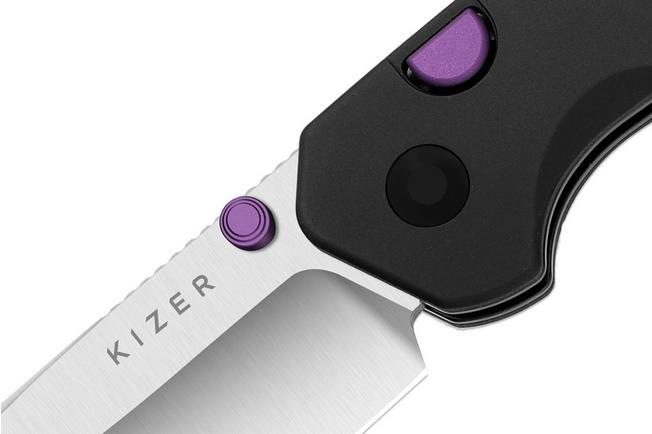 Image pour Kizer Madrac KI3693A2 Satin S45VN, Black Aluminum, couteau de poche