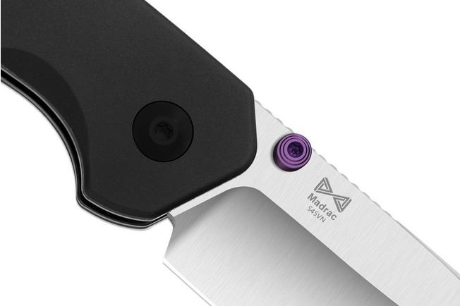 Image pour Kizer Madrac KI3693A2 Satin S45VN, Black Aluminum, couteau de poche