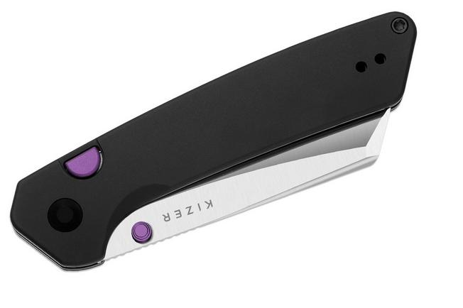 Image pour Kizer Madrac KI3693A2 Satin S45VN, Black Aluminum, couteau de poche