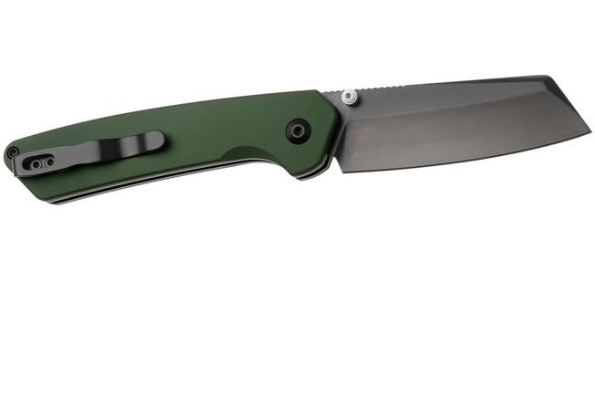 Imagen para Kizer Madrac KI3693E3 Satin S45VN, British Racing Green Aluminum, navaja Knivesandtools Exclusive, diseño de Matteo Pignatelli