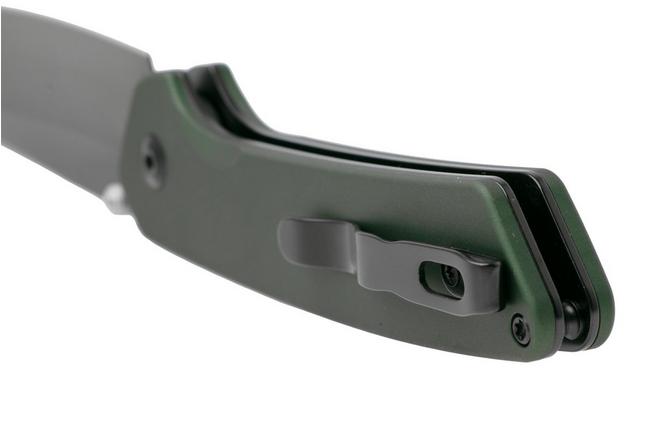 Imagen para Kizer Madrac KI3693E3 Satin S45VN, British Racing Green Aluminum, navaja Knivesandtools Exclusive, diseño de Matteo Pignatelli
