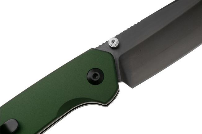 Imagen para Kizer Madrac KI3693E3 Satin S45VN, British Racing Green Aluminum, navaja Knivesandtools Exclusive, diseño de Matteo Pignatelli