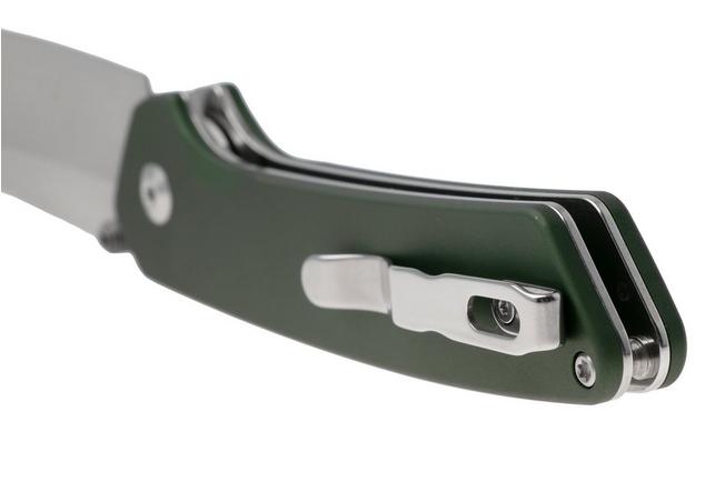 Image pour Kizer Madrac KI3693E4 Matte DLC S45VN, British Racing Green Aluminum, couteau de poche Knivesandtools Exclusive, Matteo Pignatelli design