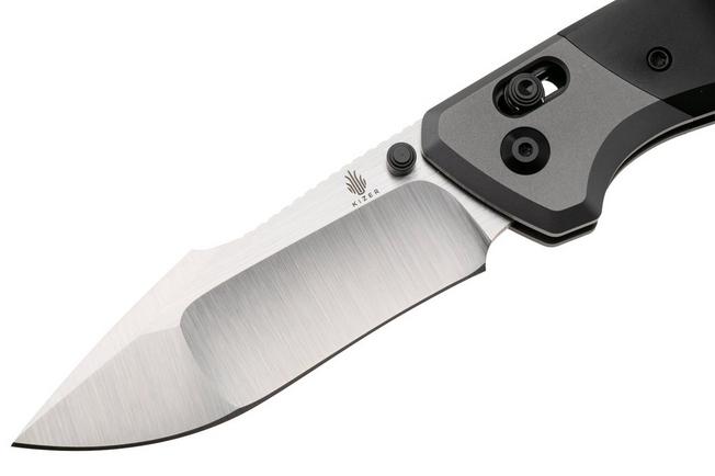 Afbeelding voor Kizer Staffi KI3695A2 Satin S45VN, Black Gray Titanium, zakmes