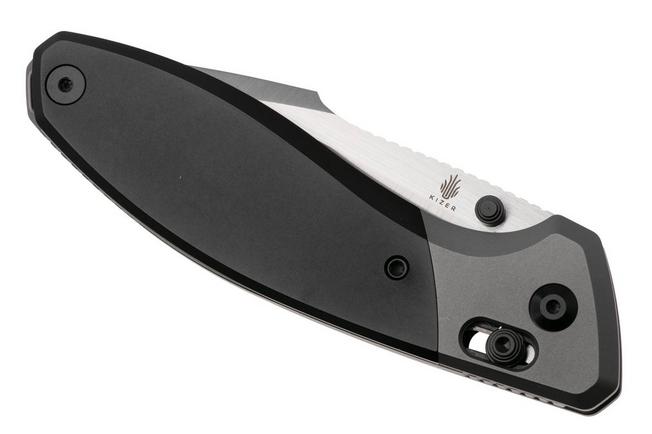 Afbeelding voor Kizer Staffi KI3695A2 Satin S45VN, Black Gray Titanium, zakmes