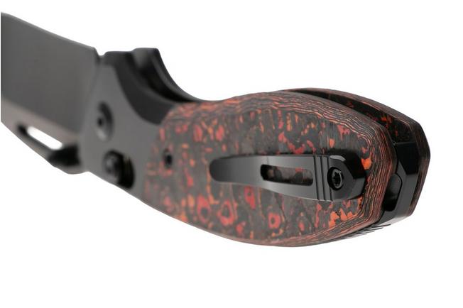 Afbeelding voor Kizer Bulli KI3695A3 Matte DLC S45VN, Black Titanium Mars Valley Fat Carbon, zakmes