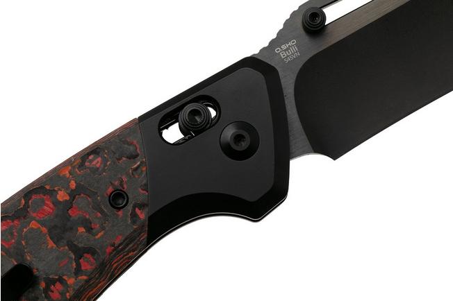 Afbeelding voor Kizer Bulli KI3695A3 Matte DLC S45VN, Black Titanium Mars Valley Fat Carbon, zakmes