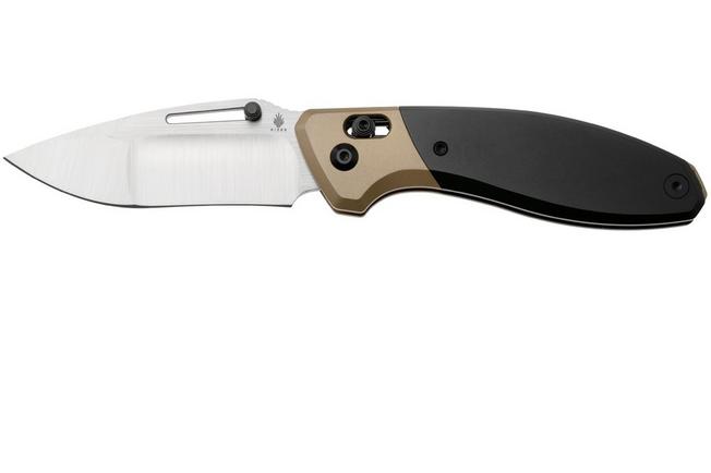 Afbeelding voor Kizer Bulli KI3695A4 Satin S45VN, Black Gold Titanium, zakmes