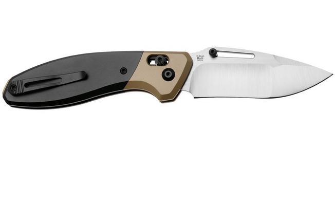 Afbeelding voor Kizer Bulli KI3695A4 Satin S45VN, Black Gold Titanium, zakmes